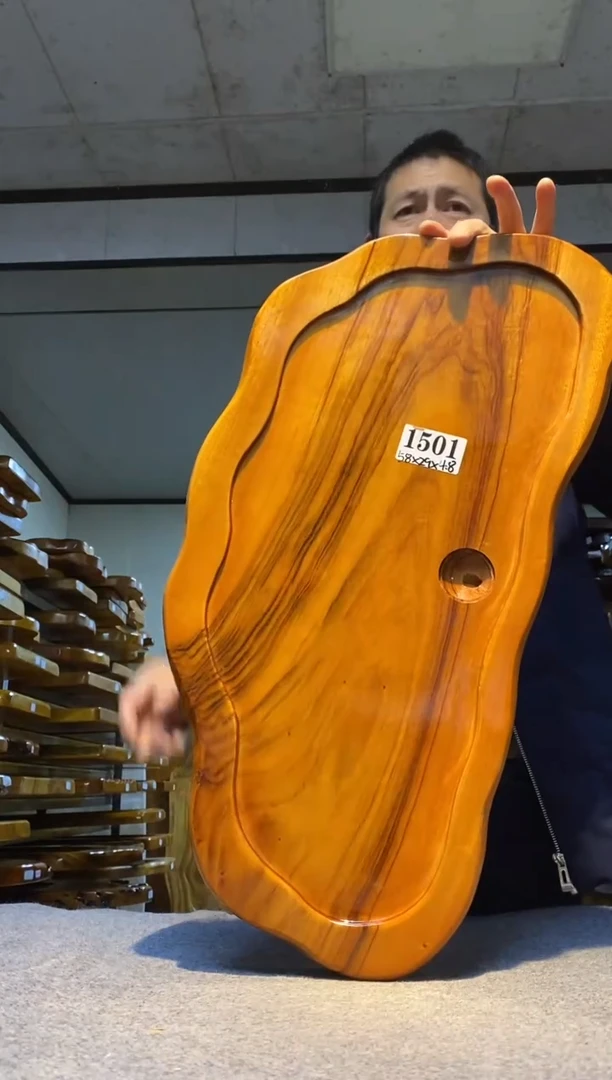 实木茶盘 一物一拍（不含配件）