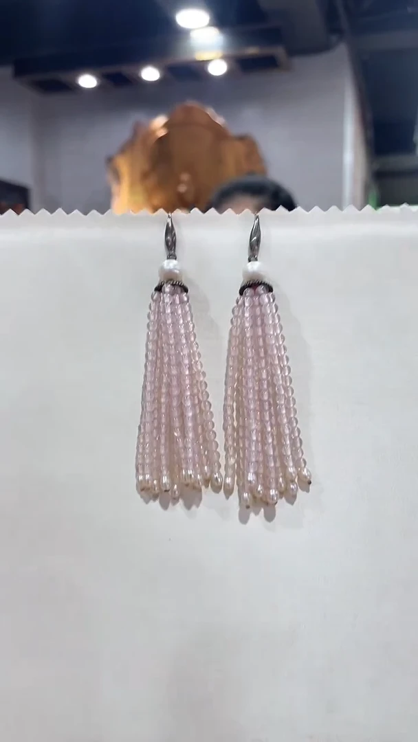 银S925镶嵌耳坠水晶1（多样性发一）