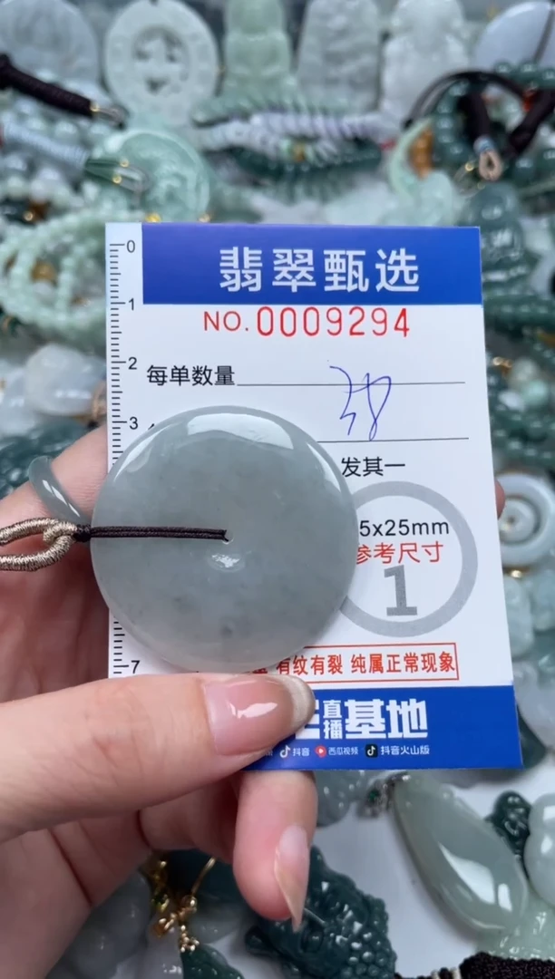 翡翠未镶嵌颈饰00..9294