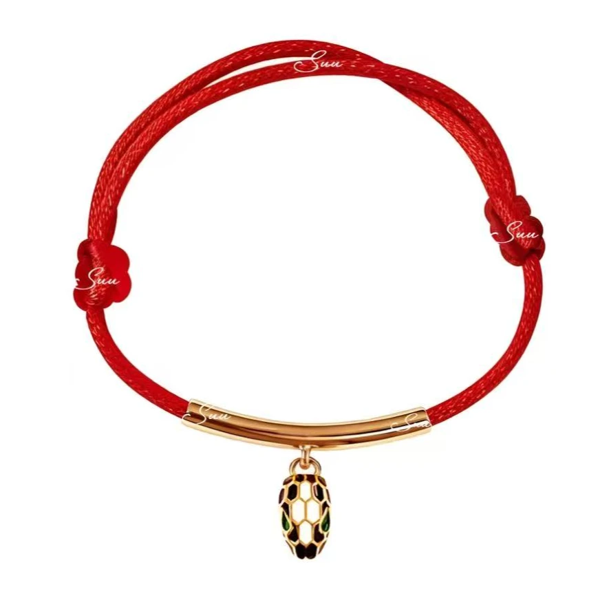 红绳小蛇头手链时尚百搭