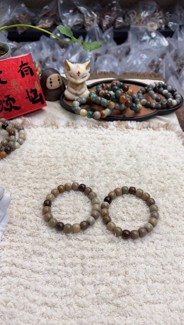 菩提根/象牙果手串13水磨福利（321）