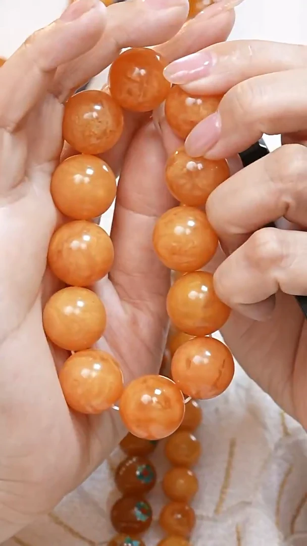 蜜蜡颈饰未镶嵌2594天然蜜蜡珠宝奇石全部保真