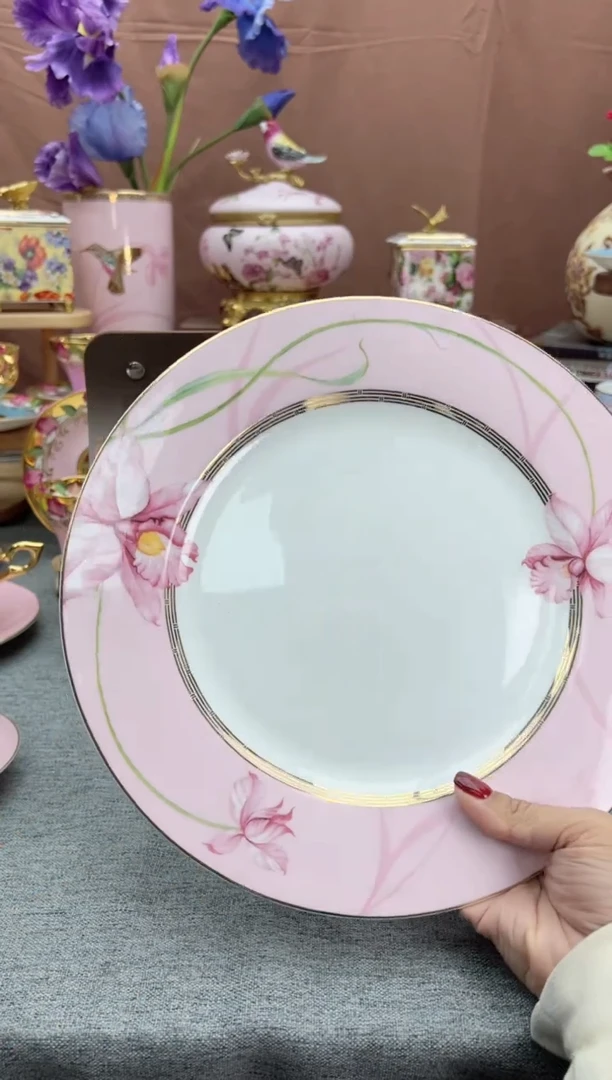 【闪购商品】自然写生卡特兰10.5大瓷片