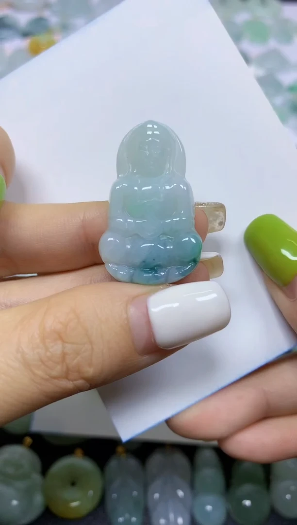 翡翠未镶嵌颈饰天然翡翠A货