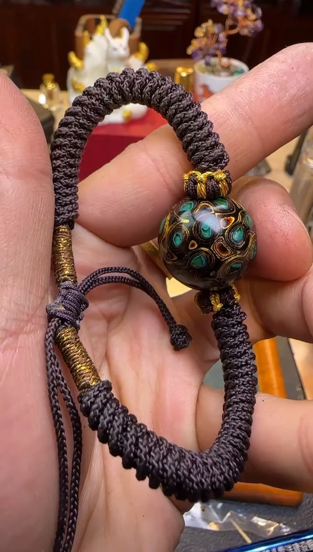 【闪购商品】大漆工艺品手串/手链大漆单颗20mm手绳款