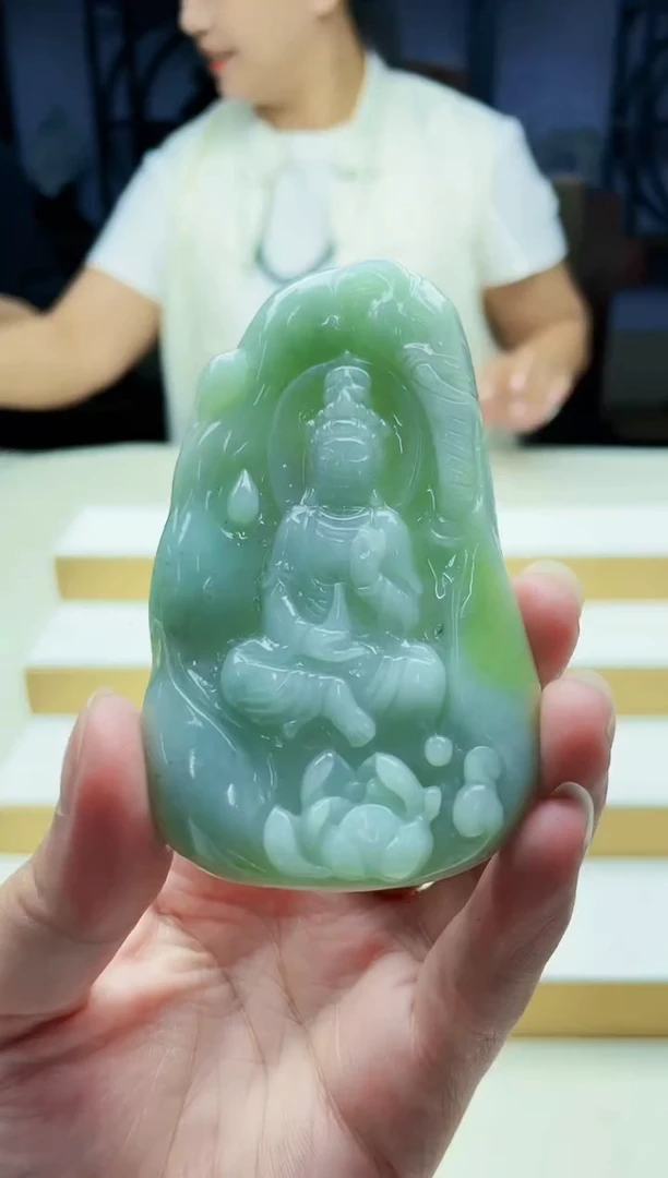 未镶嵌定制翡翠毛货09140084