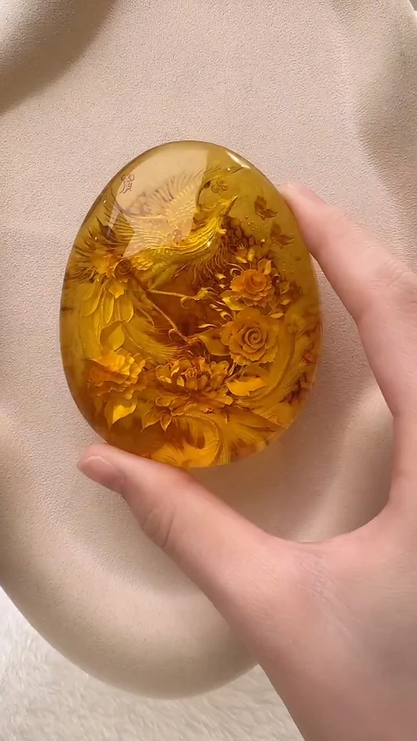 琥珀颈饰未镶嵌吊坠