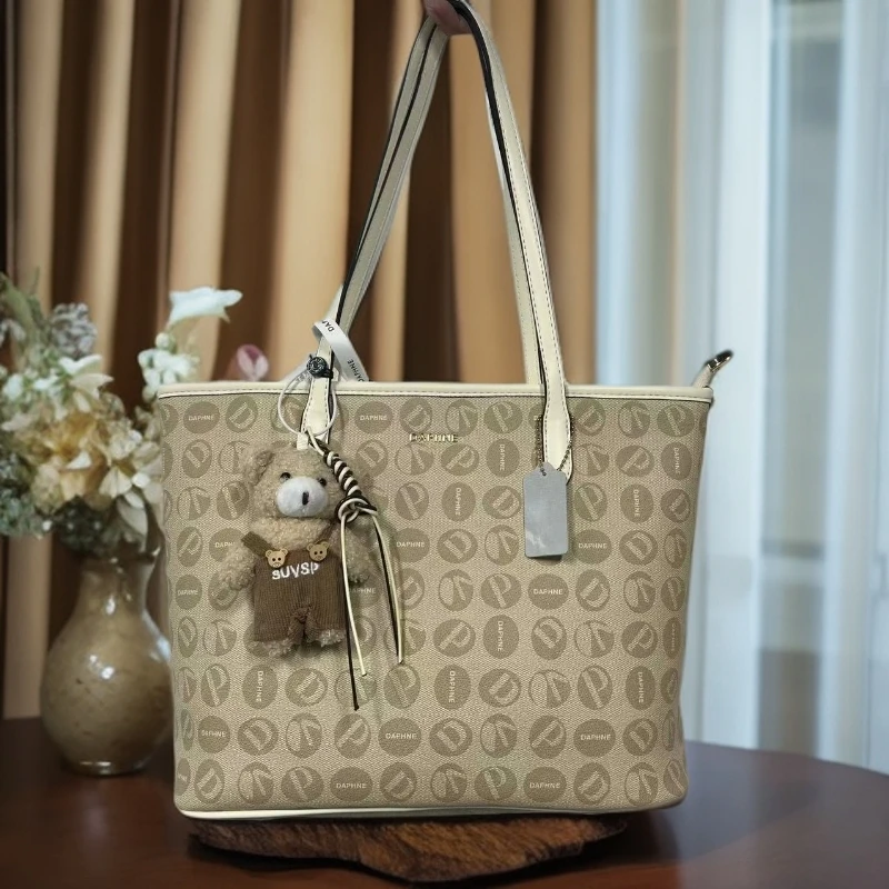 达芙妮Daphne新款高级感印花小众腋下单肩手提包10557