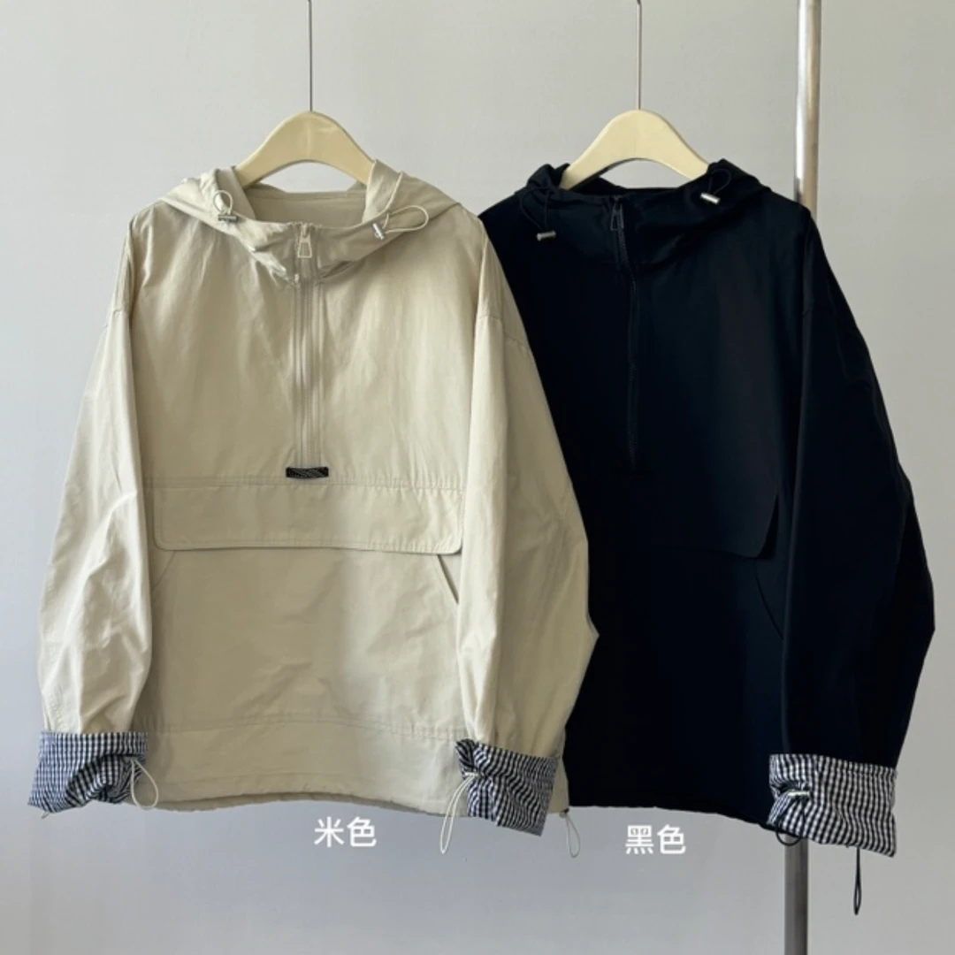 FUJIA STYLE新款韩版休闲气质宽松连帽外套CA13982