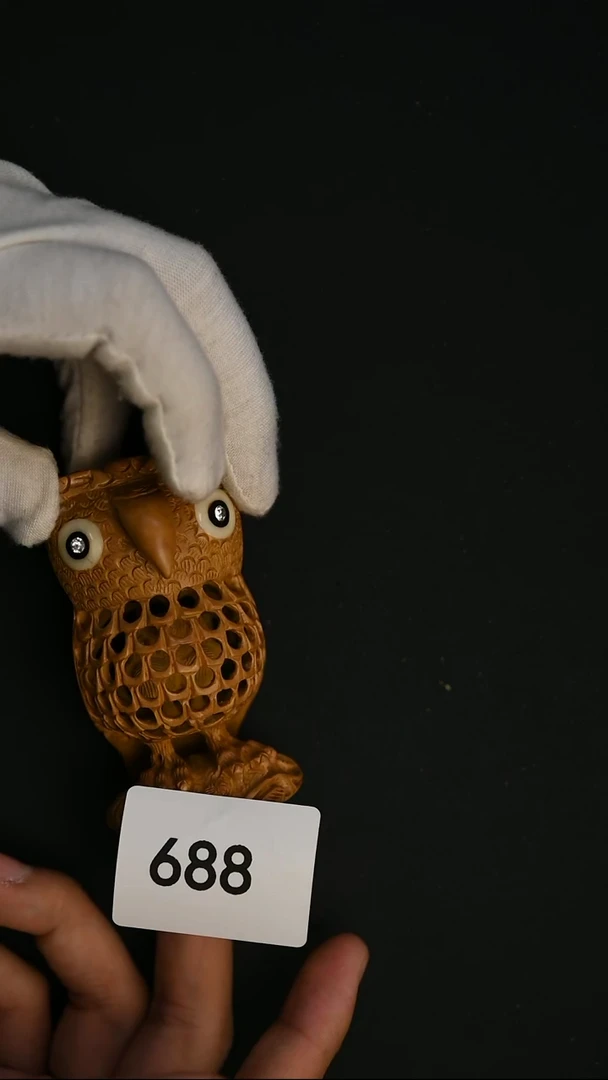 檀香木其他工艺品猫头鹰 多样性发其一-6号688