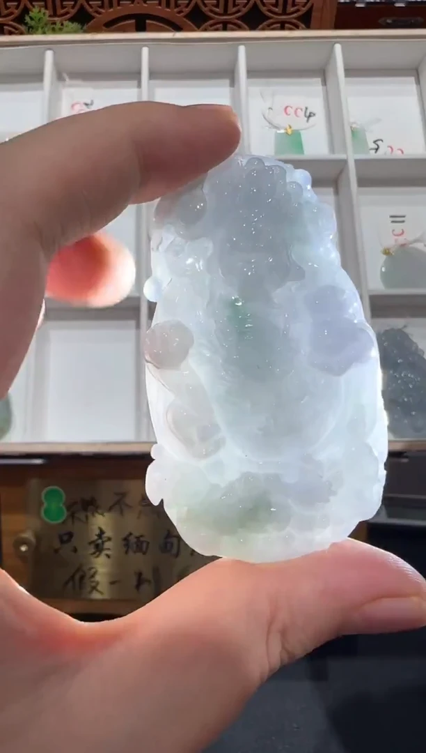 未镶嵌挂件翡翠A货翡翠多样性孤品