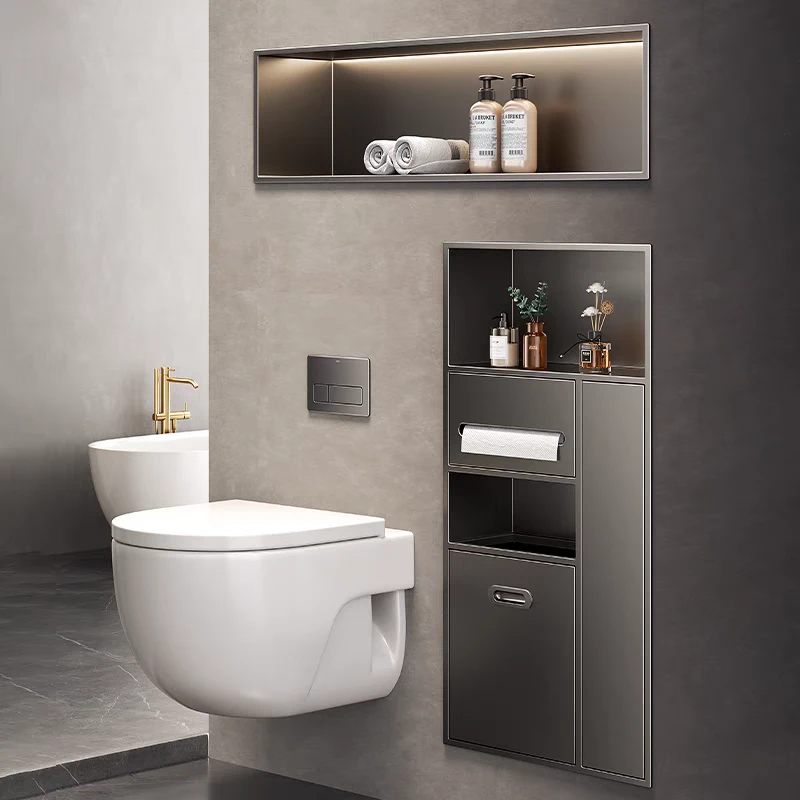 定制餐厅不锈钢壁龛嵌入式卫生间电视壁龛柜全屋定制空间定制成品