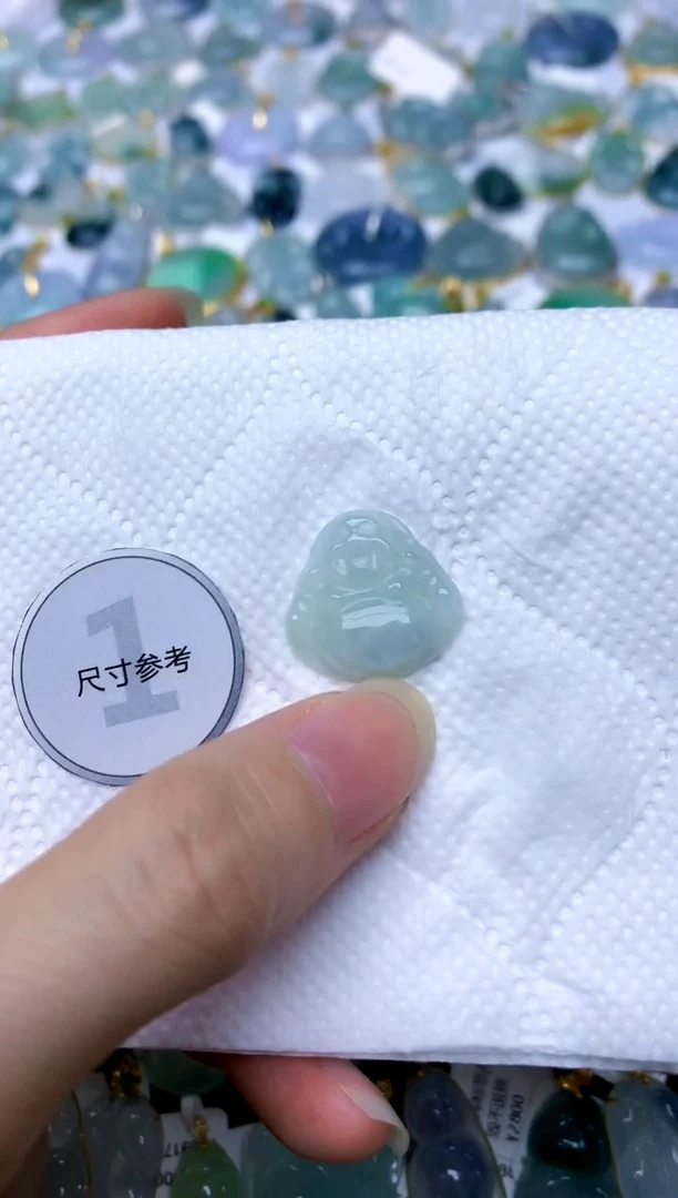 颈饰未镶嵌翡翠天然A货翡翠