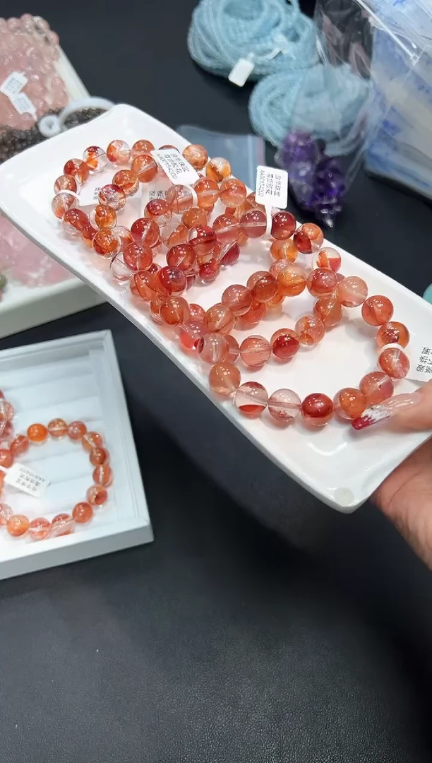 【闪购商品】水晶手串未镶嵌30Q多样性发其一/1条13mm默认微瑕