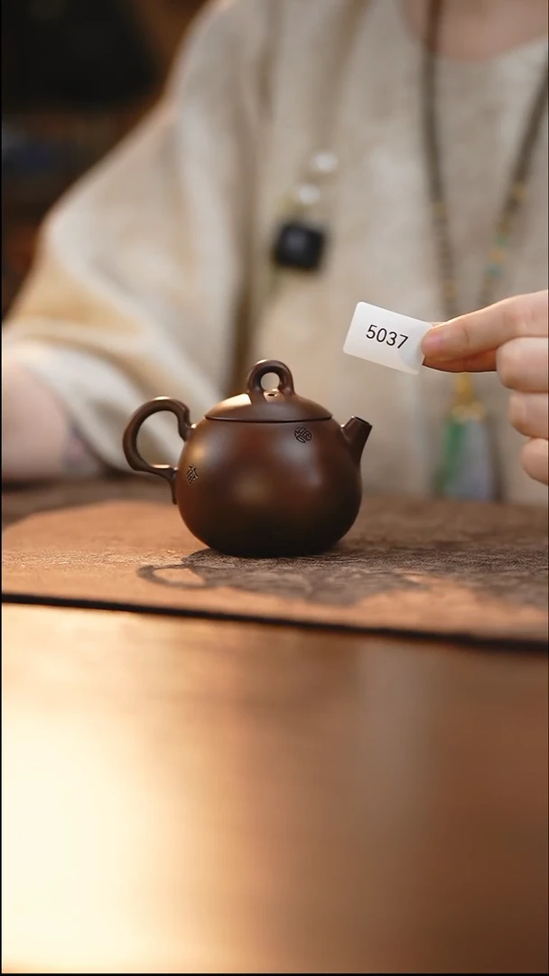 雲梦茶器紫陶茶壶5037