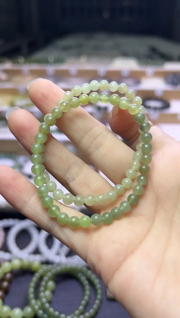 手串未镶嵌和田玉42号链接卡5mm（2条15）