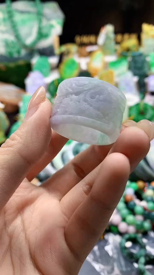 颈饰未镶嵌翡翠天然缅甸a货翡翠22.6圈口