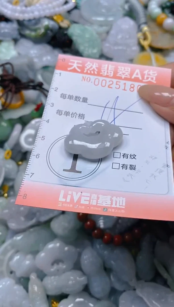 翡翠未镶嵌颈饰闪购0025180