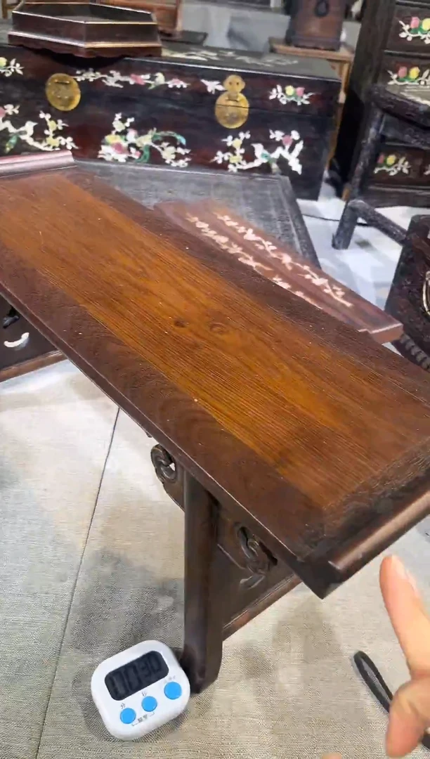 木用****5海黄卷云牙板翘头案