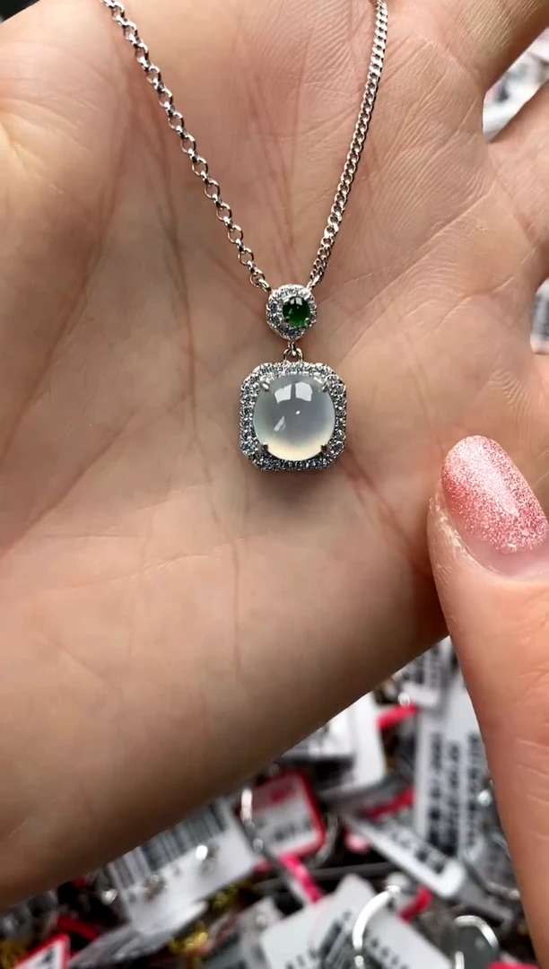 【闪购商品】翡翠戒指银S925镶嵌5555555     5