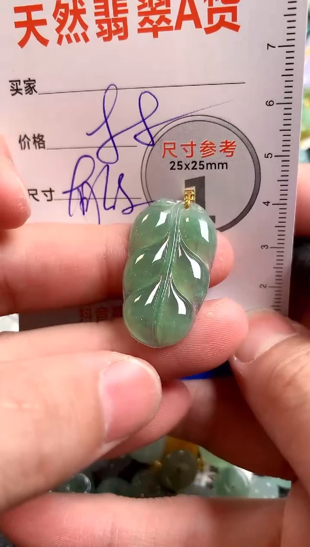 【闪购商品】翡翠颈饰18K金镶嵌14003508