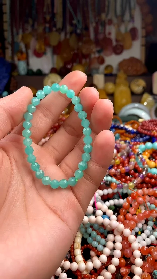 .未镶嵌天河石竹**雨(一物一件)160043