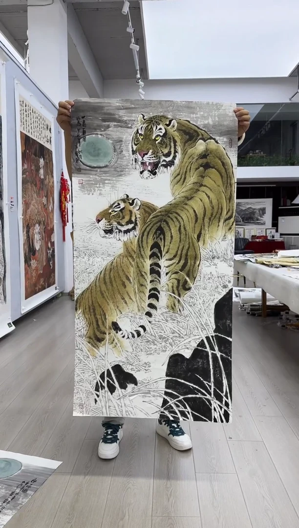 纸本1王堤老师国画作品