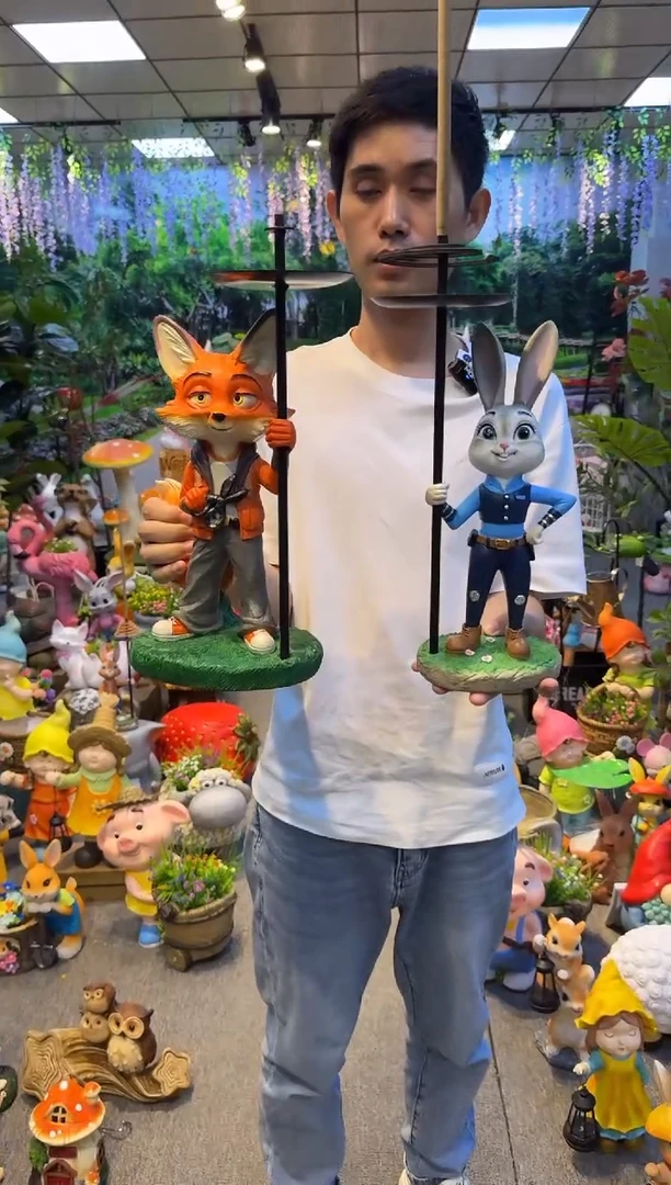 无花朵花园庭院摆件&002&