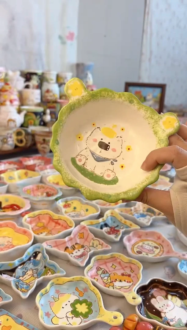 摆件陶预售景德镇陶瓷手绘微瑕