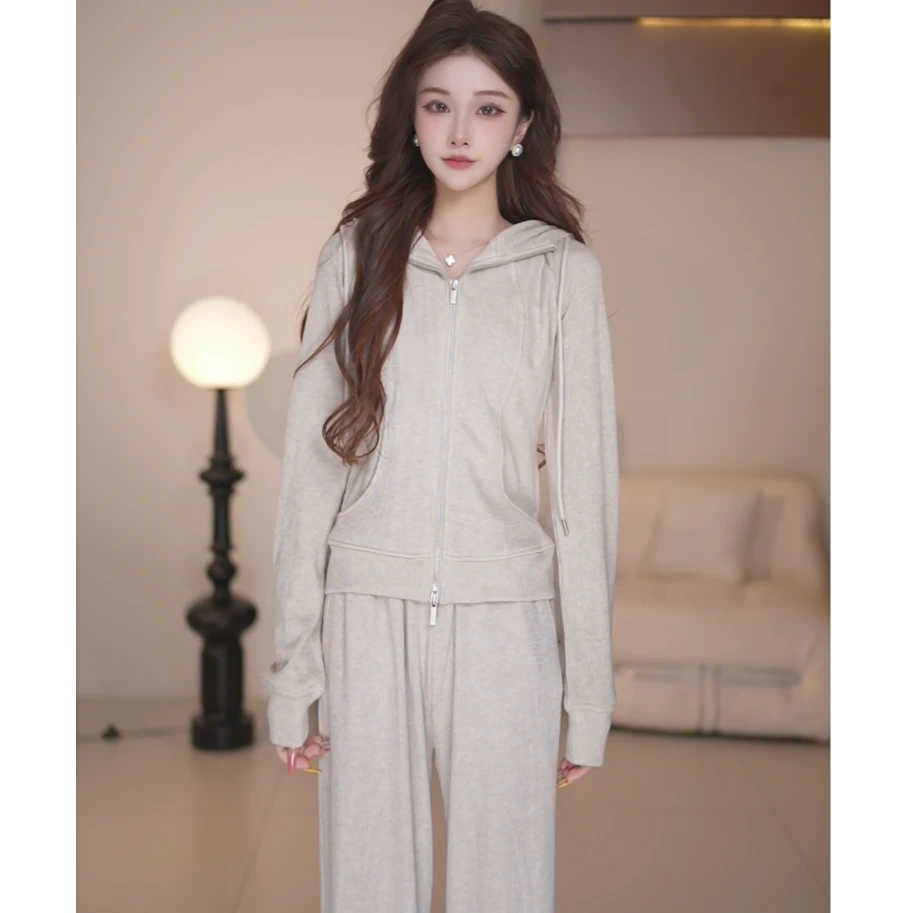 BasicHouse百家好时尚百搭修身休闲气质女装套装B1385B57W02