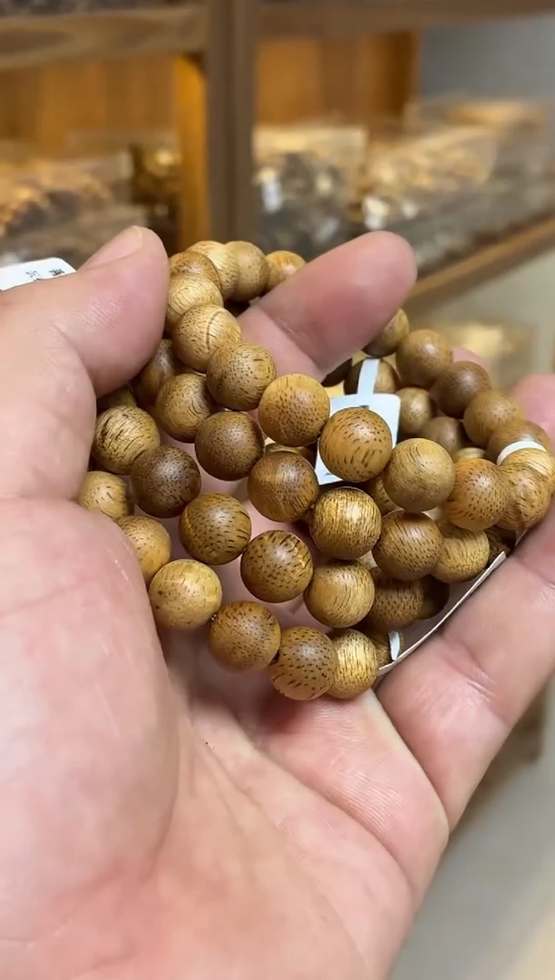 沉香手串 菩萨棋圆珠单圈1.1多样性发其一