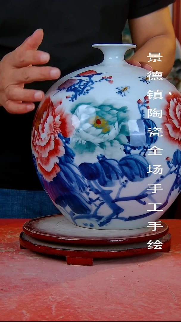 摆件景德镇陶瓷 全场手工手绘