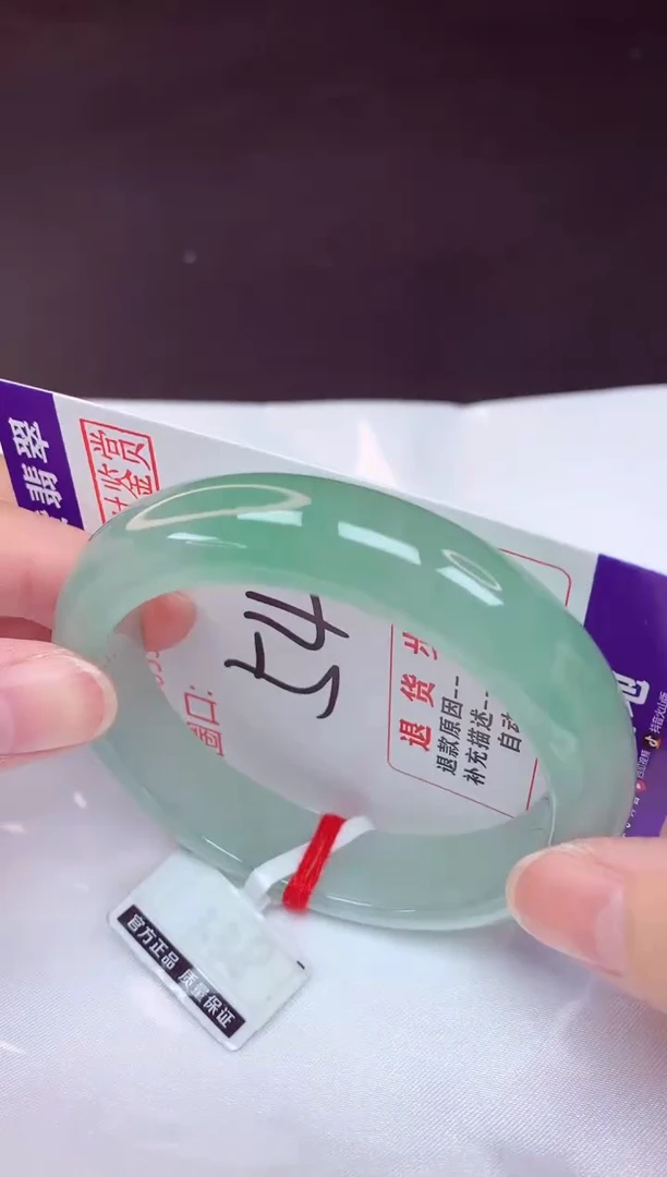未镶嵌手镯翡翠54（48小时鉴赏期 ）