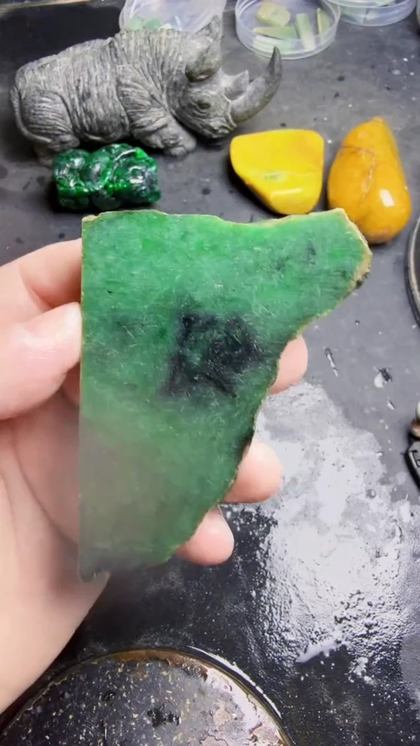 未镶嵌挂件翡翠睡*天然翡翠118