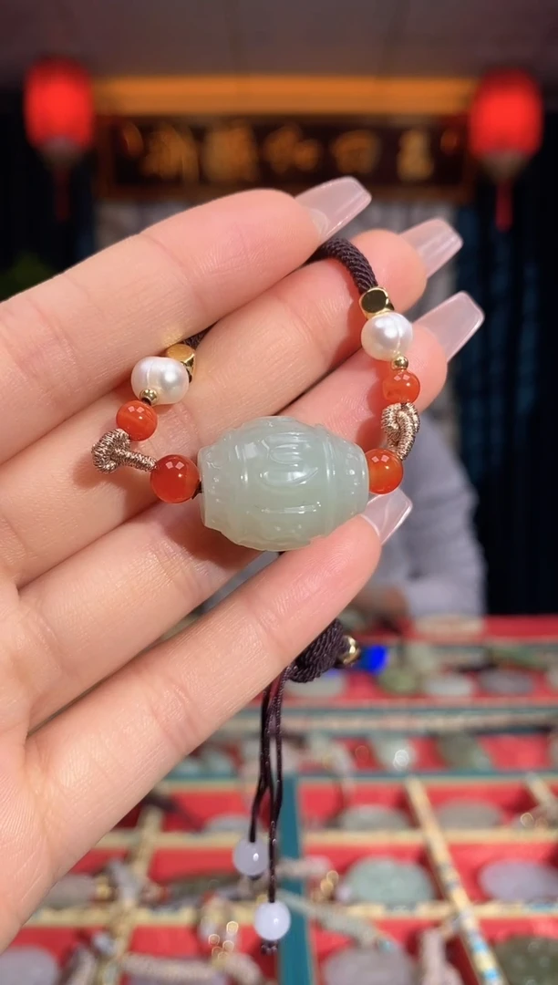 【闪购商品】和田玉颈饰未镶嵌转运珠