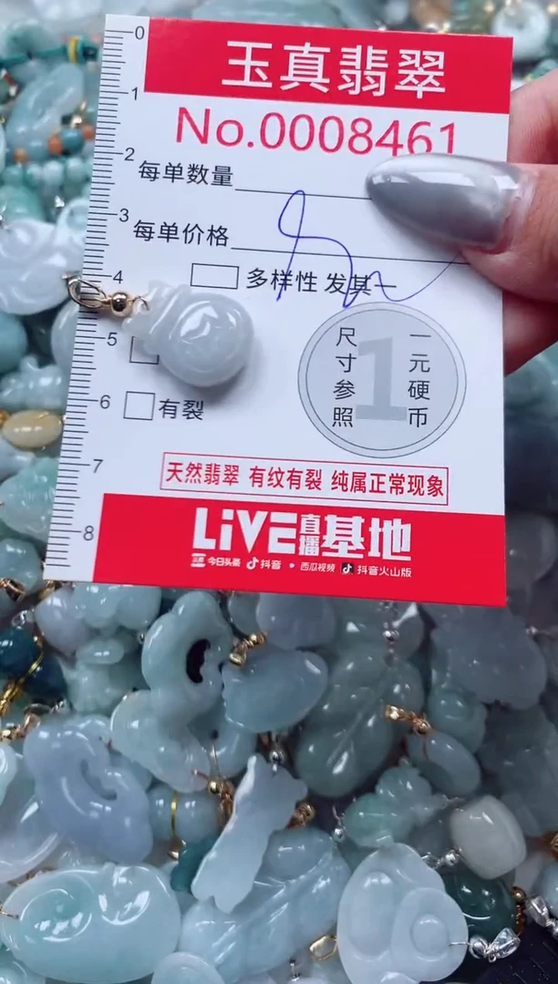 吊坠(不含链)未镶嵌翡翠8461