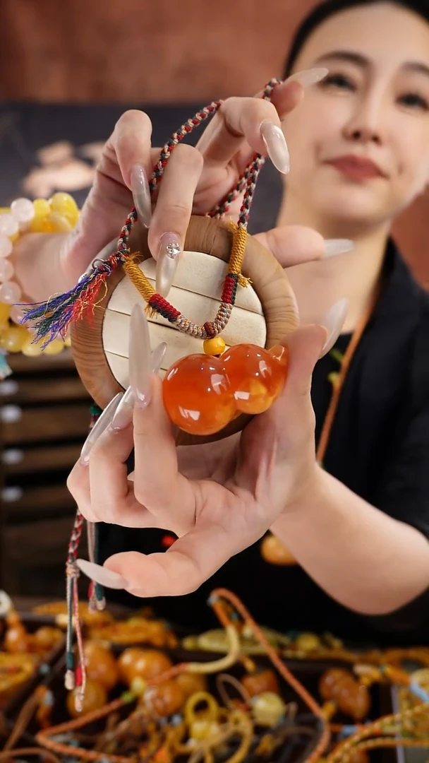 琥珀颈饰未镶嵌苗*喵颈饰