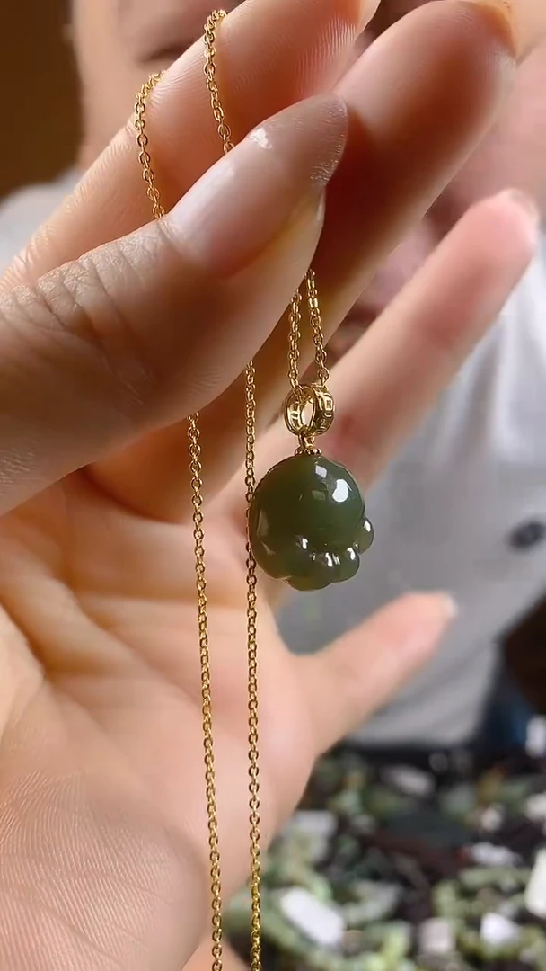 和田玉未镶嵌颈饰多样性发货，拍一发一