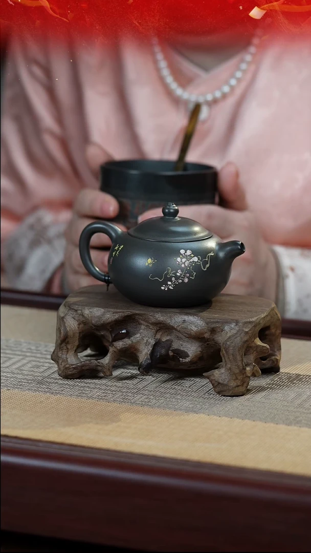 【闪购商品】清心彩绘款明炉壶坭兴陶