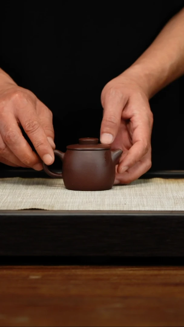 茶壶紫砂老紫泥小巨轮