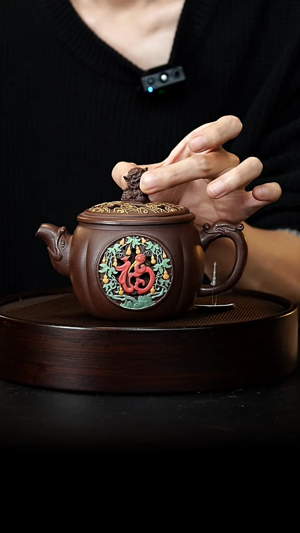 茶壶紫砂宜兴紫砂壶H95835