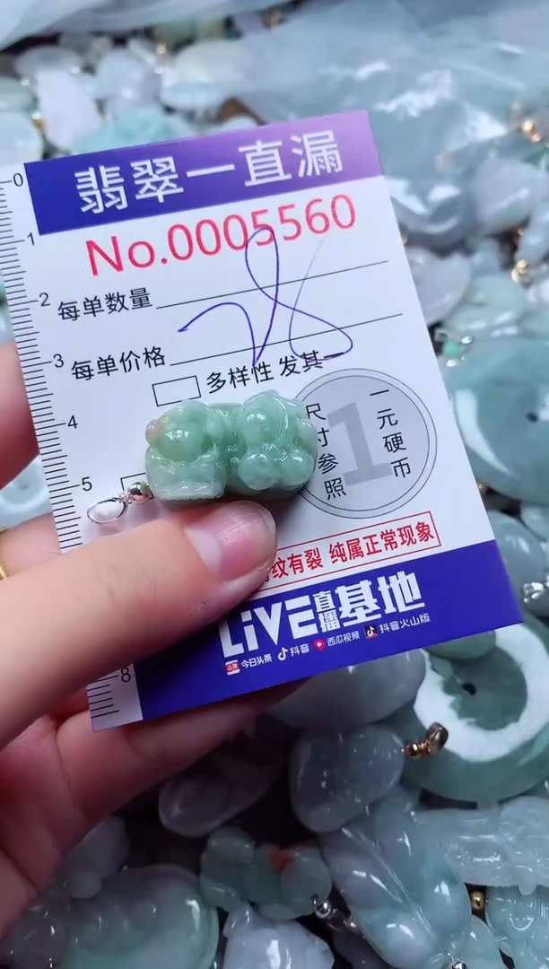 吊坠(不含链)未镶嵌翡翠5560