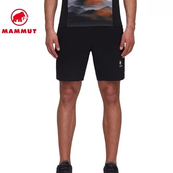 MAMMUT猛犸象Massone 户外攀登轻量速干排汗可抽绳运动短裤男