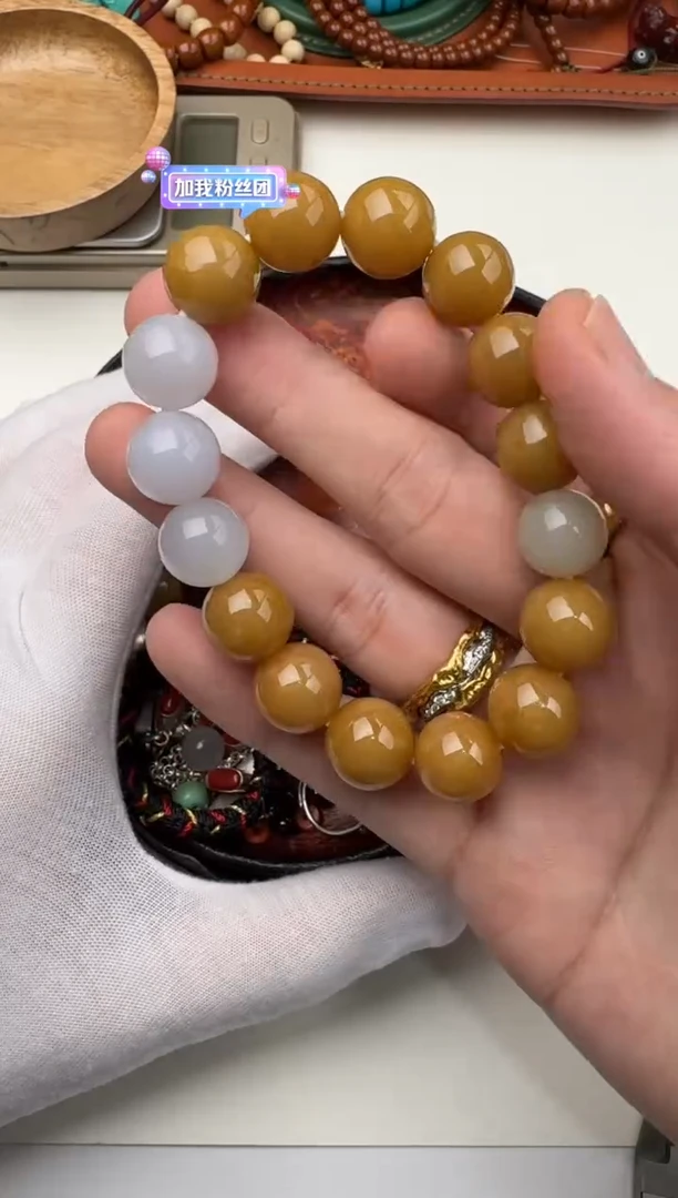 翡翠未镶嵌颈饰翡翠手串