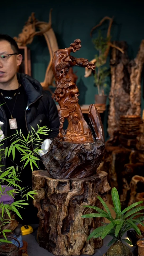 木雷击枣木达摩悟道