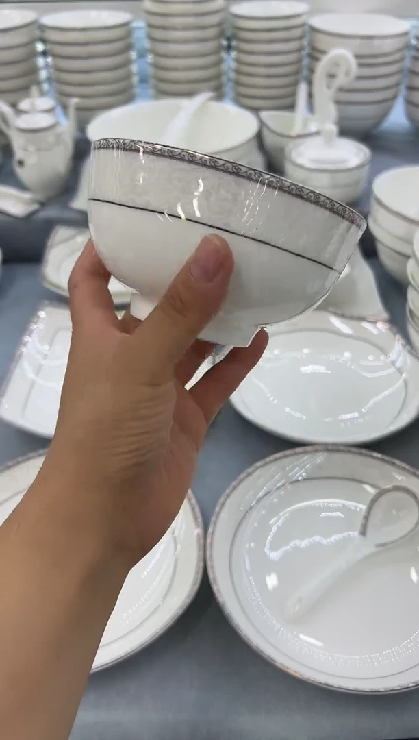 骨瓷骨瓷玲珑5奥6个