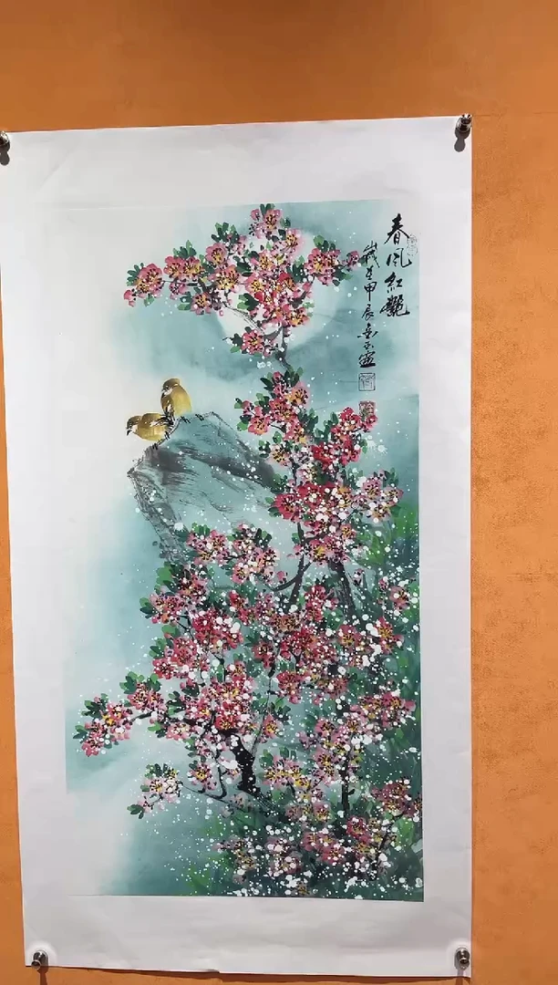 国画刘金玉老师亲笔手绘
