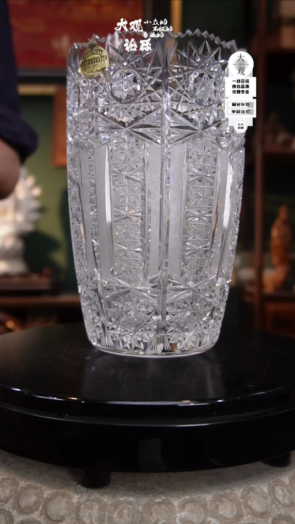 瓷片楠大观论器花瓶
