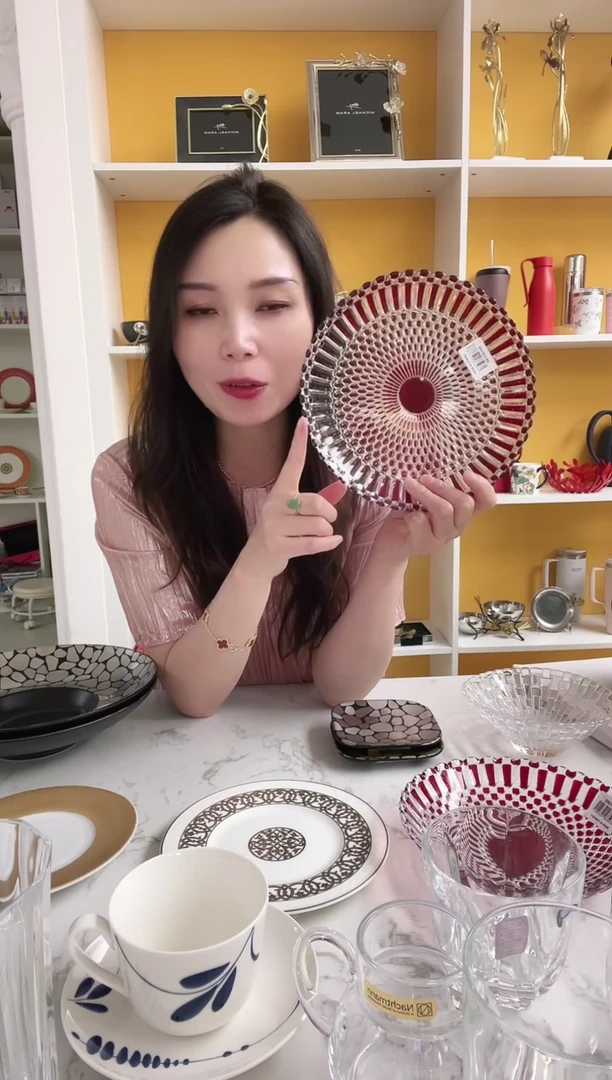 福利款 土耳其进口 果盘21cm红