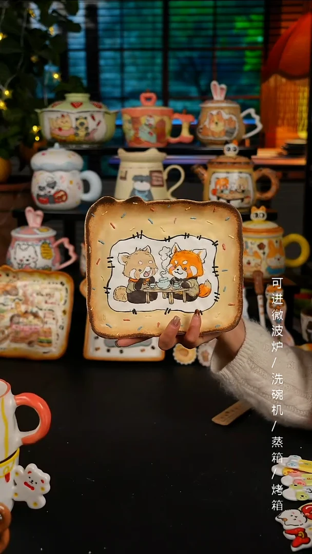 陶瓷便携款景德镇高温釉下彩创意瓷